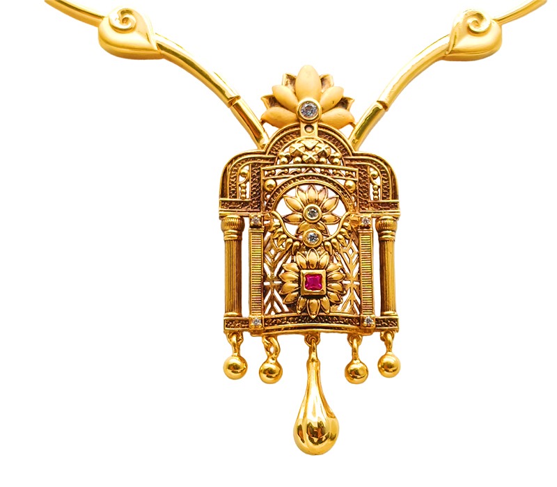 Casting necklace