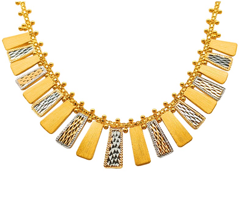 Rodium necklace