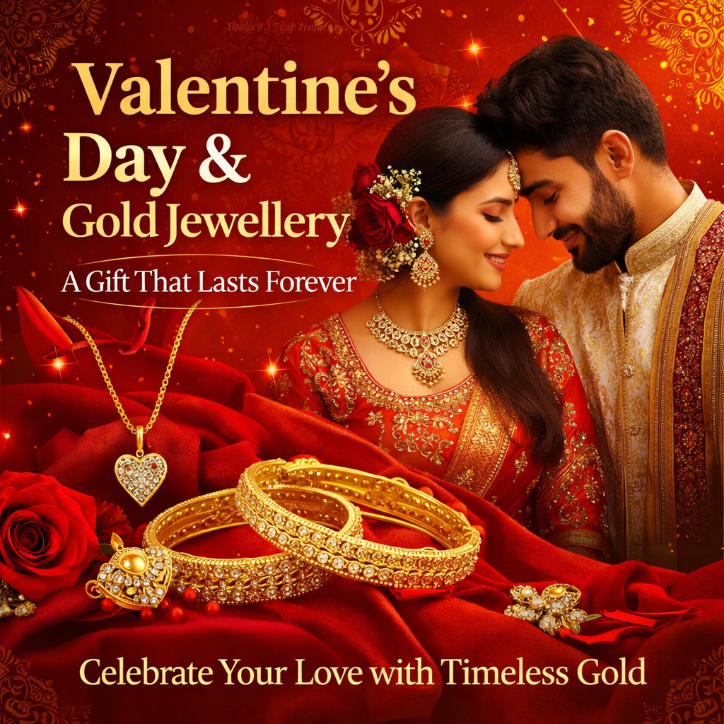 Valentine’s Day And Gold Jewellery: A Gift That Lasts Forever